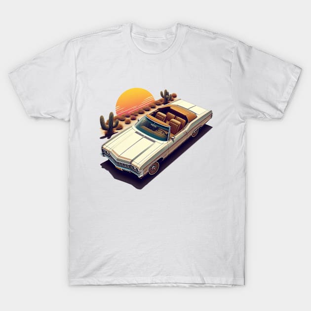 70s Chevrolet Impala T-Shirt by VintageCarsShop